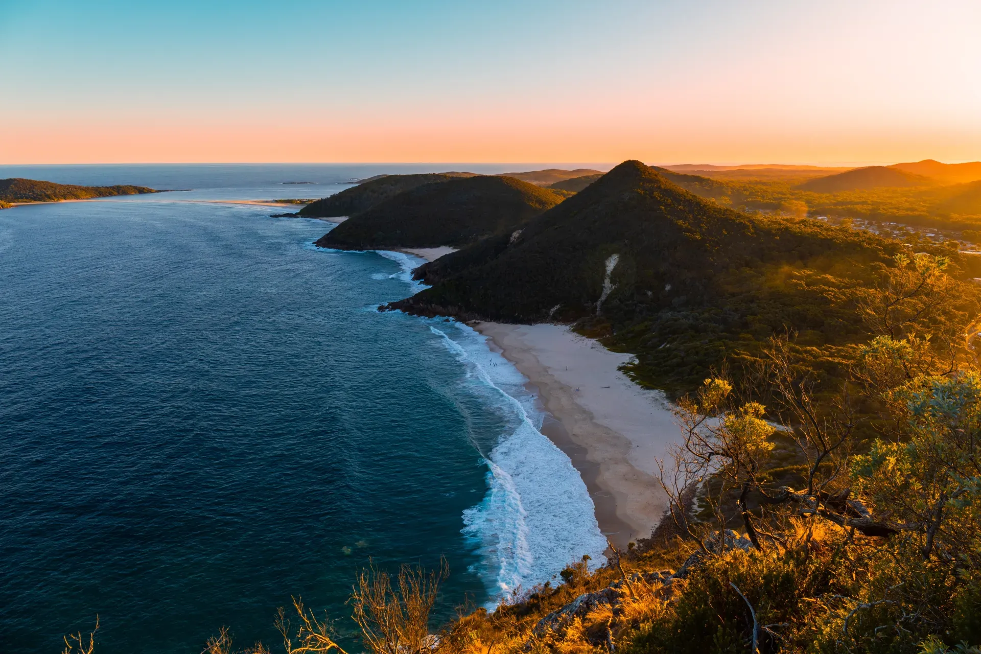 Port Stephens in the Hunter Region, where Peritus Digital provides local IT support
